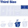 Carlisle FoodService Products Plastic Food Pan 1/3 Size 4 Inches
