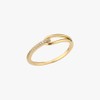 Gold&Dear 14KGP Slim Loop Cubic Ring Yellow Gold / 골드앤디어