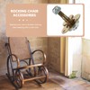 SOLUSTRE 4pcs Rocking Chair Bearing Glider Hardware Gaming Bolts Patio