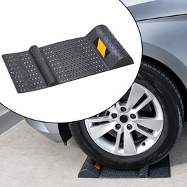 Non-Slip Car Wheel Chock Parking Mat – High-Density PP Anti-Skid Positioning Stopper for Garage & Parking Lots
