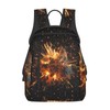 AOLXDE Explosion Firework 3d Lightweight Outdoor Backpack Functional Bag For