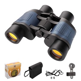TTSkying Binoculars 60 x 60 HD Professional Binoculars with Night Vision IPX7 Waterproof Binoculars for Adults, Bright and Clear Viewing Area for Travel, Bird Watching, Sports and Wildlife