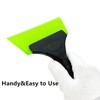 Ewrap Green Shower Squeegee for Bathroom Rubber Squeegee Windscreen Wiper