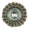 E-Value 80mm Stainless Steel Rigid Arm Cup Brush for Disc