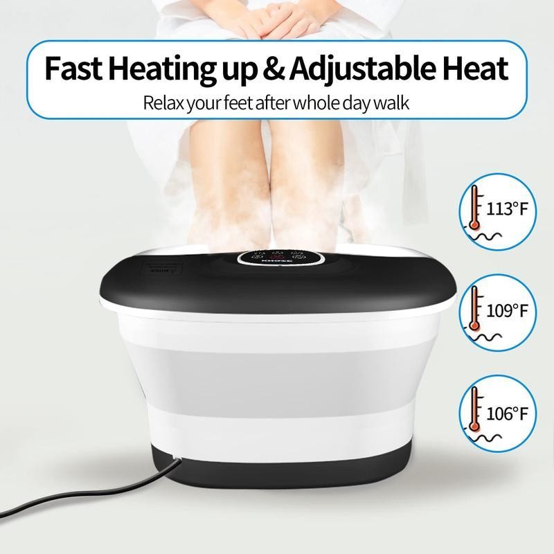 Luxury Foot Spa Tub – Heated, Bubble Soak & Massage