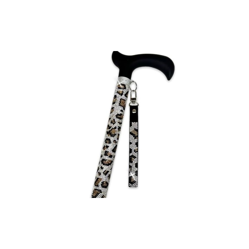 Jacqueline Kent Sugar Cane - Adjustable Cane - Wild Leopard