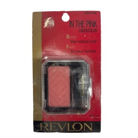 Blush Vintage Revlon In The Pink CheekColor Blush PEACHY PINK Shade Discontinued NOS