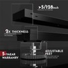 WEBANG 36 Inch Shower Linear Black Drain Rectangular Floor Drain