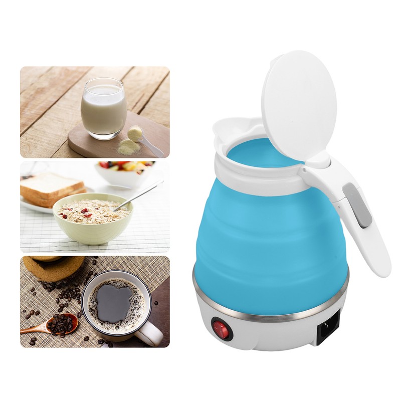 Foldable Electric Kettle Portable 600ml Compact Fast Boiling Hot Water
