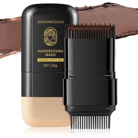 2 en 1 Portátil Peine para Tinte de Cabello, Marrón