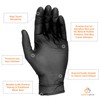 KeepKleen Nitrile Disposable Gloves, Ultra Thin Black, Powder Free, 3.5