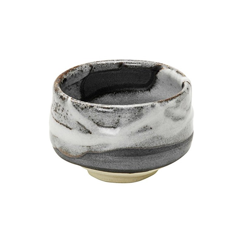 Mino Ware Japanese Matcha Bowl Chawan Shinsetsu (Fresh Snow) Diameter