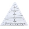 Equilateral Triangle Quilting Ruler,Acrylic High Transparency Triangle Ruler,60 Degree Ruler