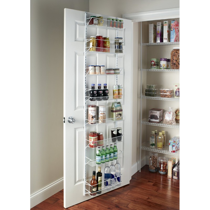 ClosetMaid Adjustable Organizer Rack with Baskets Wall or Over Door