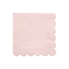 Meri Meri Disposable Paper Napkins (Pack of 20), Scalloped Edge, 2 Sizes, 15 Colors, Party Napkins