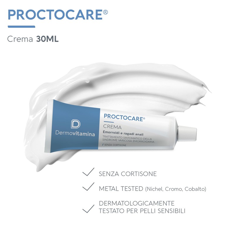 Dermovitamina - Proctocare Crema 30ml - Crema Proctologica Lenitiva