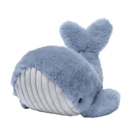 Lambs & Ivy Bubbles & Squirt Soft Plush Blue Whale Stuffed Animal Toy