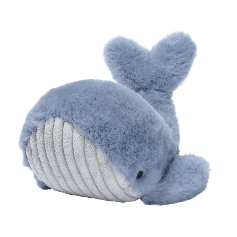 Lambs & Ivy Bubbles & Squirt Soft Plush Blue Whale
