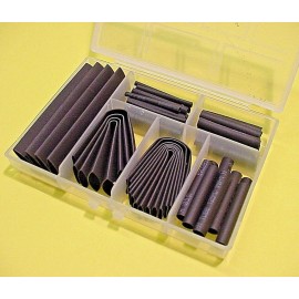 Jurassic Classic Auto Parts 63pc 2:1 Heat Shrinkable Tubing Kit Lighting Wiring Harness Electrical Sleeve