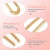 MELLIEX Pack of 4 U-shaped hair pins, French style hair