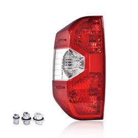 CHEDA Red Tail Lamp Replacement Compatible with 2014 2015 2016 2017 2018 2019 2020 2021 Toyota Tundra Pickup Truck Left