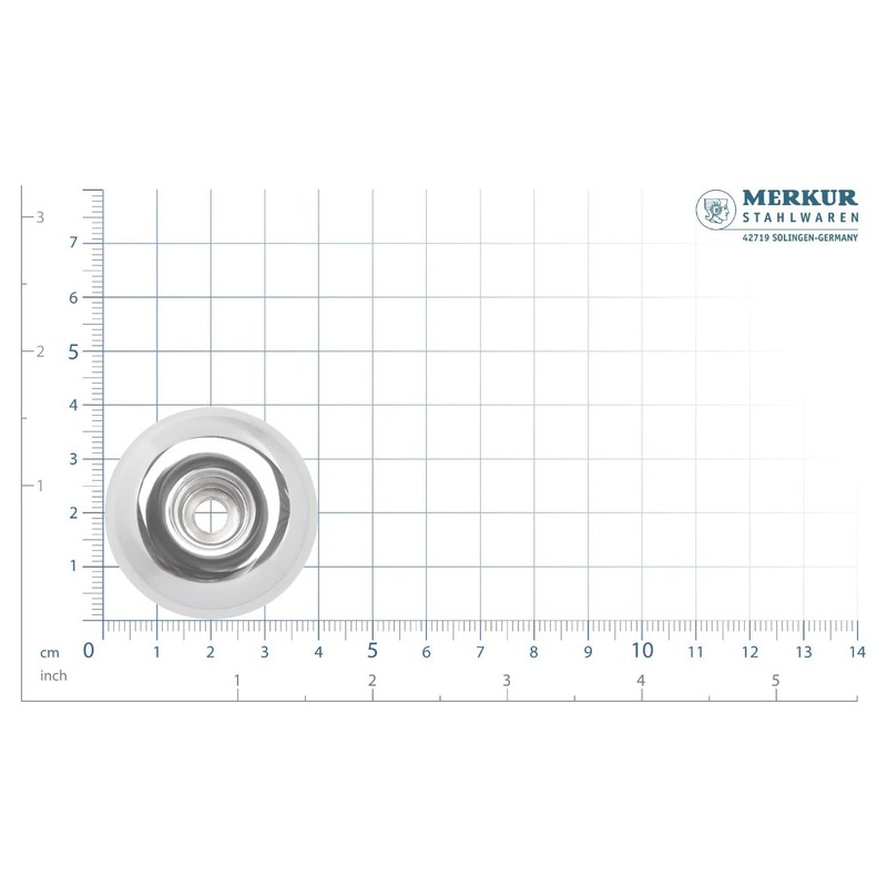 MERKUR Shaving Stand Gloss Chrome 4006 | Non-Slip with Straight