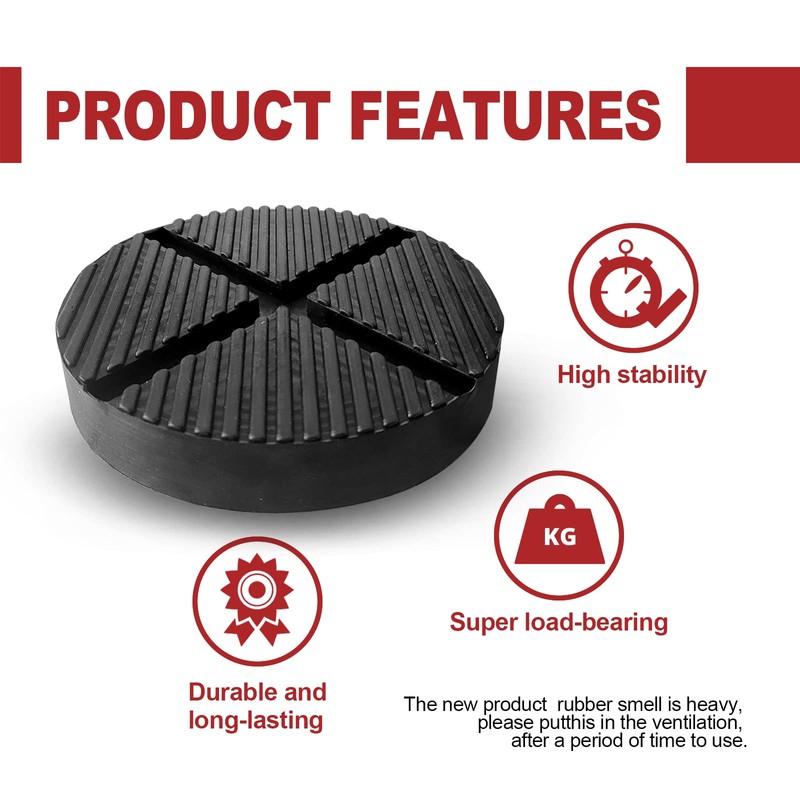 1 Pack Universal Floor Jack Pads, Jack Pad Adapter Pinch