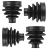 Caltric 2 Front Axle Inner Outer CV Boot Kit for
