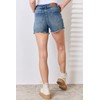 Judy Blue - Pantalones cortos para mujer con control de
