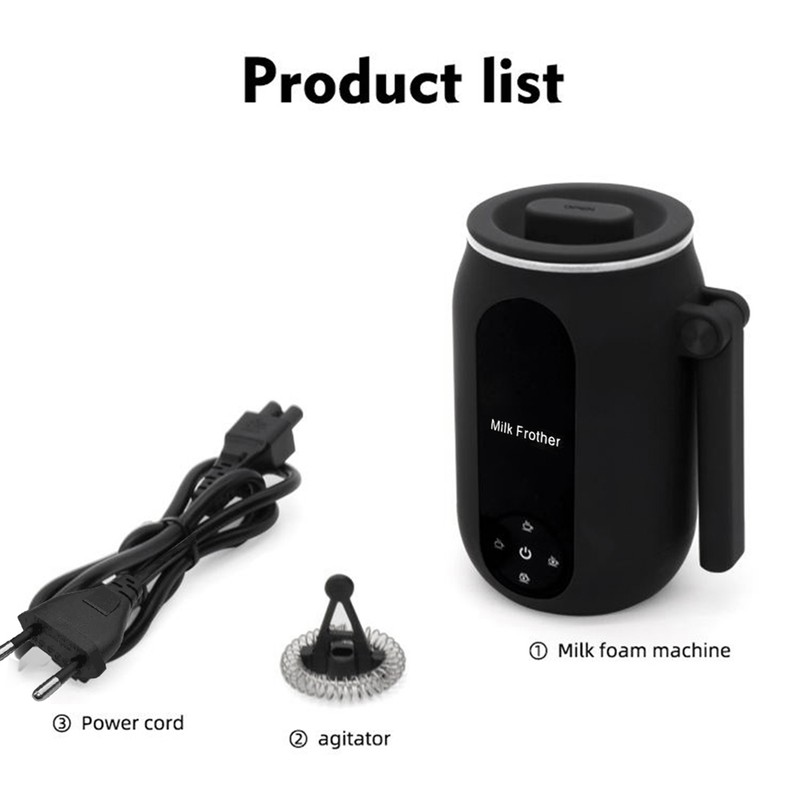 Electric Milk Frother Cooker for Frothing 4-in-1 Milk Steamer with