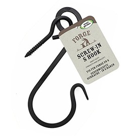 Forge S Hook Heavy Duty for Hanging Baskets & Bird Feeders