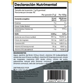 Health Hack Vitamina D3 400 UI + K2 Aceite de Coco | Suplemento 180 Gomitas Veganas para 3 Meses | Con Citrato de Magnesio, Coenzima Q10 y Vitaminas Liposolubles | Sin Azucar ni Colorantes Artif. (180)
