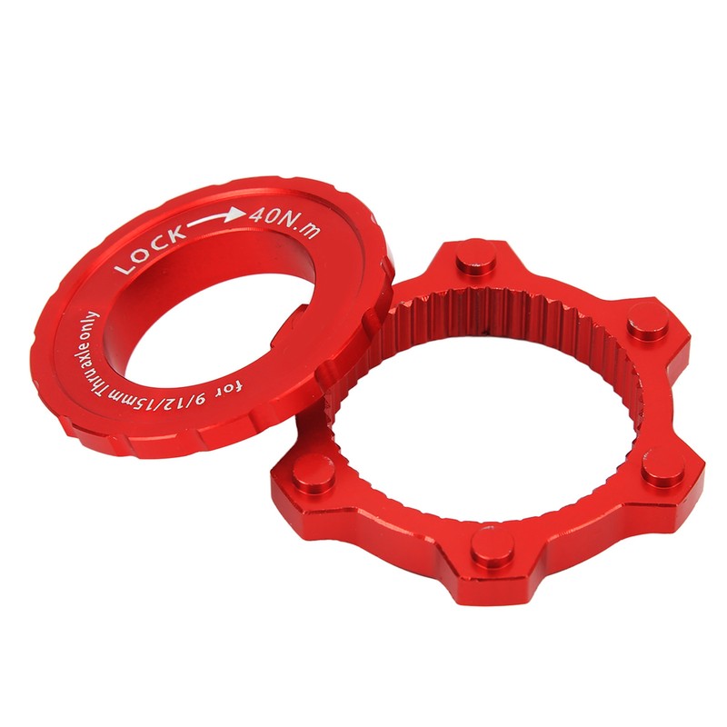 CANSUCC Bike Hub Disc Brake Center Lock Adapter Aluminum Alloy