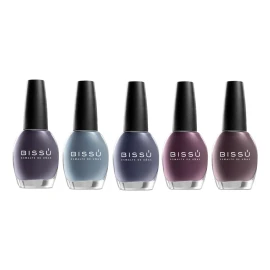 Bissu Mini Esmaltes Colección Campo De Moras- 5 Esmaltes 5ml Campo De Moras Mini
