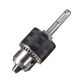 uxcell Drill Chucks, 1/2-20UNF Threaded 1.5-13mm Capacity with Chuck Key Round Shank for Electric Impact Corded Cordless Drill