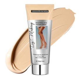 DAGEDA Leg Makeup Cream, Body Makeup Cream for Legs, Even Skin Tone, Lightweight Coverage Waterproof and No Transfer, Long Lasting Body Concealer - 02 Light Brown