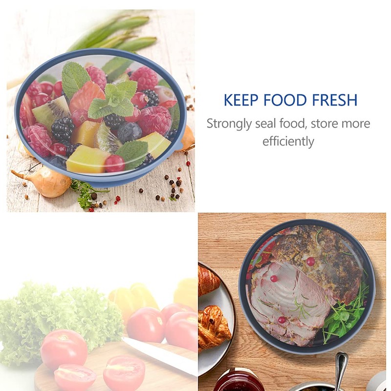 BoxedHome BPA Free Plastic Round Mixing Bowl with Lids, 12