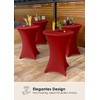 Gräfenstayn® Diana Stretch High Table Cover with Oeko-Tex Seal, Reinforced