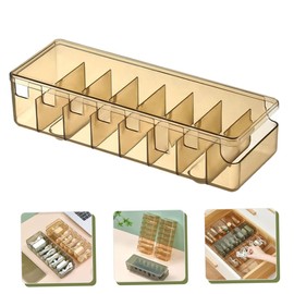 LABRIMP Cable Management Box with Slots Transparent Cord Organizer Case for Chargers and Cables Durable High Grade Material for Desk and Home Use Tidies Up Messy Wires