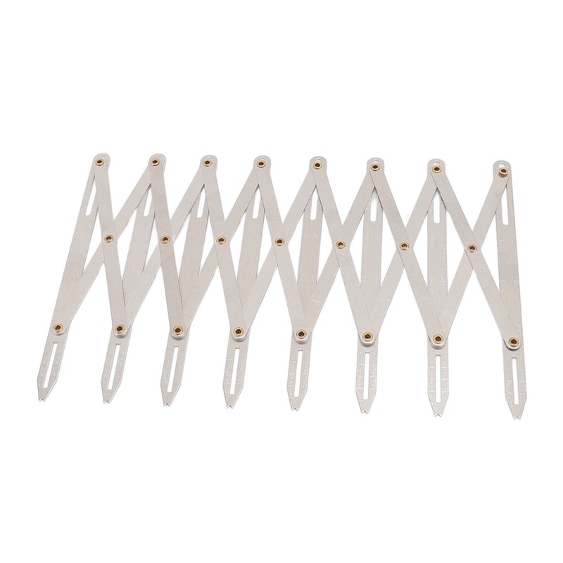 Expanding Sewing Gauge Aluminum 8 Heads Button Guide Equal Space