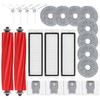 Kit de accesorios para aspiradora Roborock Q Revo, 21 piezas de repuesto, 2 cepillos principales, 8 almohadillas para orejas para fregonas, 4...      