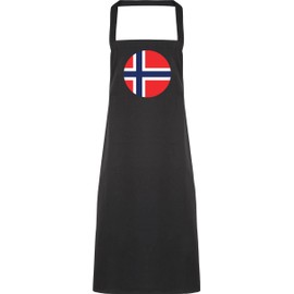 Hippowarehouse Norway Flag Apron kitchen cooking painting DIY onesize adult