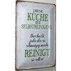 Generisch Tin Sign 20 x 30 cm Curved This Kitchen
