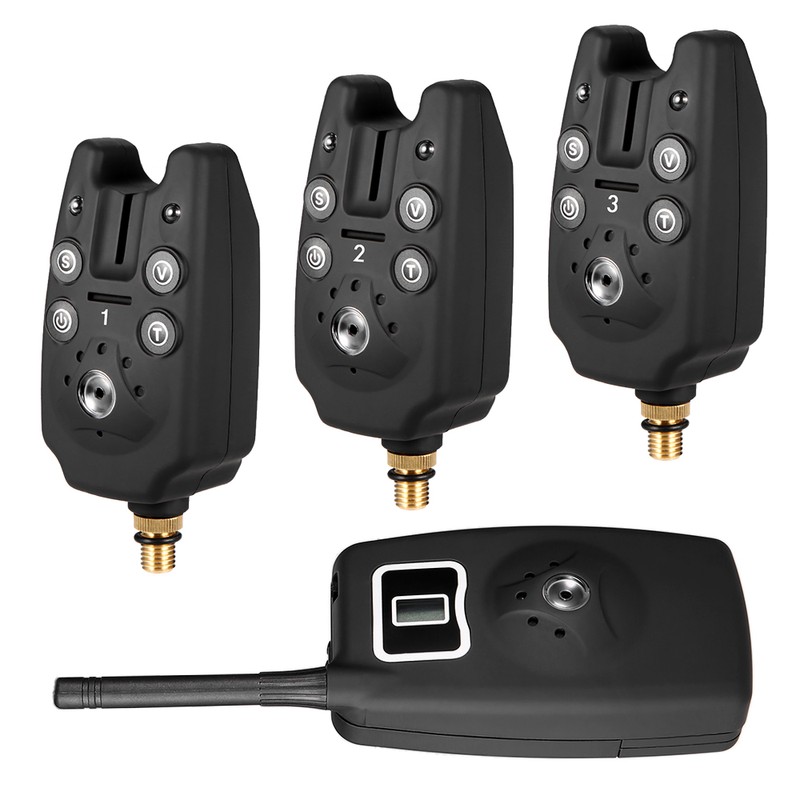Fishing Bite Alarm with LED Indicator Wireless Fishing Alarm Receiver