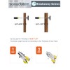 SORWDUERM 5 Pack Oil Rubbed Bronze Knurled Cabinet Knobs 2