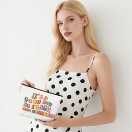 Teacher Appreciation Gifts Thank You Gift for Teacher Cosmetic Bag Perfect Makeup Bags for Women Teachers Appreciation Gifts Teacher's Day Birthdays Thanksgiving Day Christmas Travel Gift for Teachers