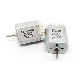 2 Pack - 10mm Flat Shaft Central Door Lock Actuator Motor FC-280PC-22125 FLAT SHAFT, D Spindle, Power Locking Repair Engine