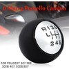 OBEST Peugeot Universal Vehicle Gear Knob 6 Speed Car Gear