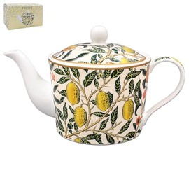 The Leonardo Collection Fruits Tea Pot by William Morris | Elegant Ceramic Teapot with Iconic Fruits Design | Perfect for Tea Lovers | Durable Decorative Teapot for Any Occasion