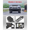 5T Hydraulic Car Ramps - 4-Position Adjustable Height (11.61” to